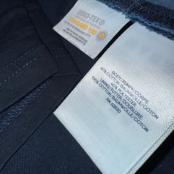 Lands End Girls Navy Blue Chino Skort 7 - Picture 4 of 9